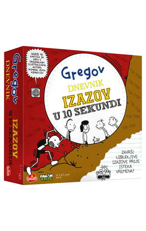 Društvena igra Gregov dnevnik - izazov u 10 sekundi