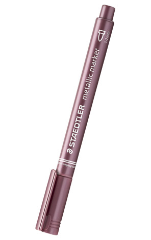 Marker permanentni 1-2mm Metallic Staedtler crveni