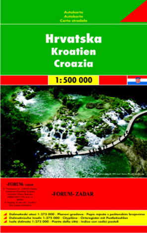 Auto karta: Hrvatska 1:500 000