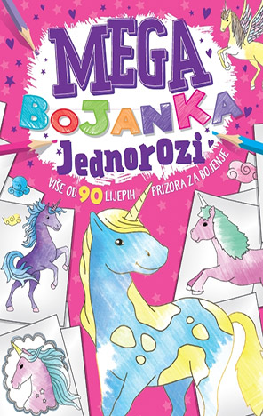 Mega bojanka: Jednorozi