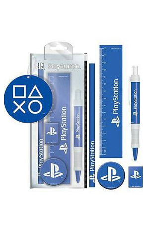 Pisaći set Classic White & Blue Playstation