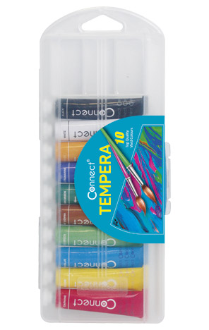 Boje tempere 12ml 10 boja Connect