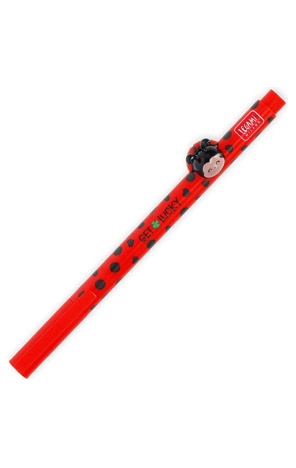 Olovka kemijska gel Ladybug Legami crvena