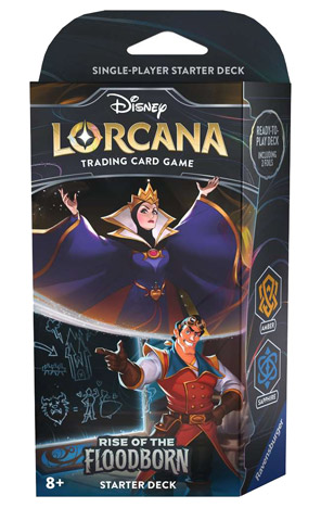 Karte Lorcana Rise of the Floodborn Starter Deck The Queen Gaston Disney