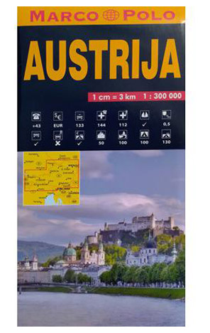 Auto karta Austrije
