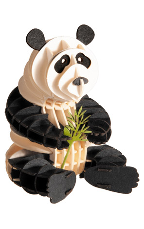 Model od papira 3D Panda