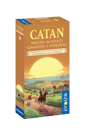 Društvena igra Catan 2025 Gradovi i Vitezovi Ekstenzija za 5-6 igrača (HR)