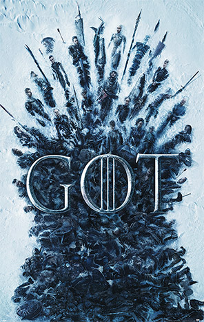 Poster Maxi 61cm x 91,5cm Game of Thrones (Throne of the Dead)