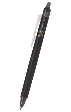 Roler gel 0,5mm Frixion point clicker piši-briši Pilot crni