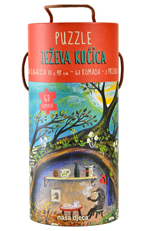 Puzzle 63 komada Ježeva kućica