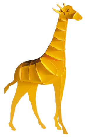 Model od papira 3D Žirafa