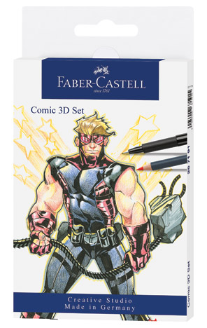 Set crtaci Comic 3D Ilustration Faber Castell