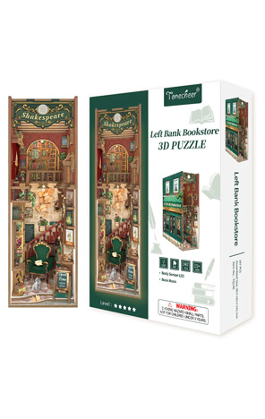 Držač za knjige DIY Book nook Left Bank Bookstore