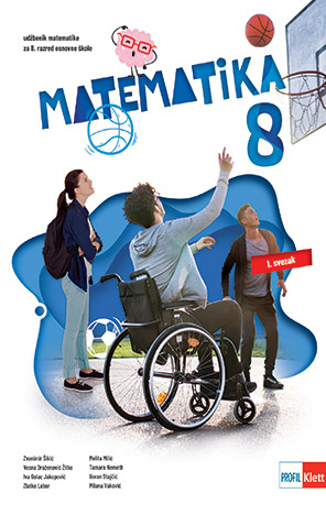 MATEMATIKA 8, udžbenik matematike za osmi razred osnovne škole, 1. i 2. svezak