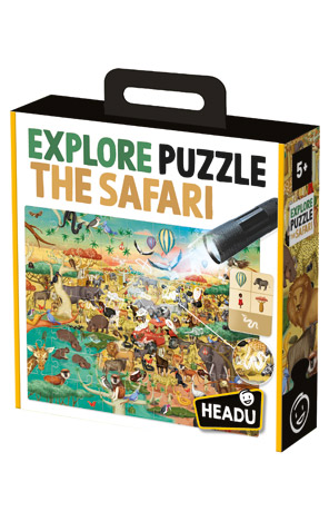 Puzzle Explore Safari Headu
