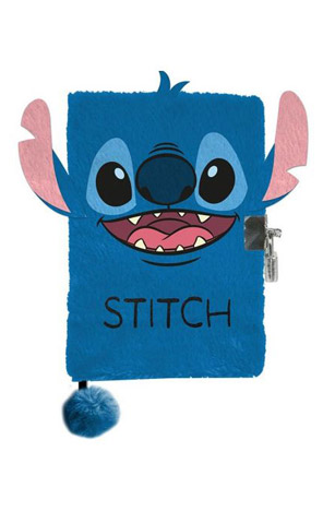 Dnevnik s ključem A5 96L Stitch Paso plavi