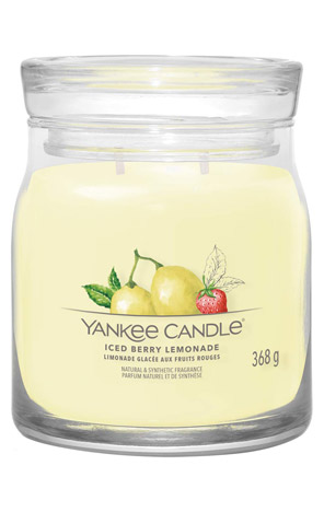 Svijeća medium Signature Iced berry lemonade Yankee Candle