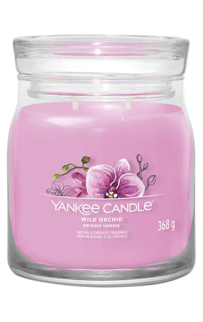 Svijeća medium Signature Wild orchid Yankee Candle