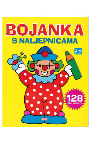 Bojanka s naljenicama: Klaun