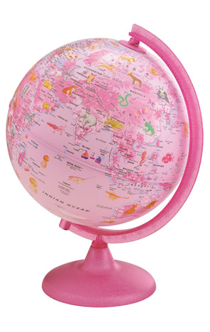 Globus Zoo pink fi 25 cm engleski jezik