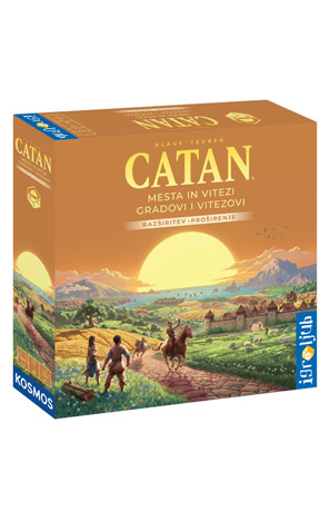 Društvena igra Catan 2025 Gradovi i Vitezovi Ekspanzija (HR)