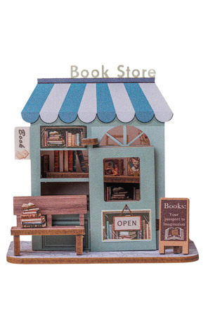 Magnet drveni DIY Book Store