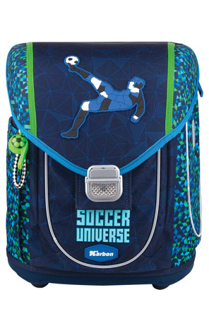 Torba školska anatomska Soccer Universe Karbon