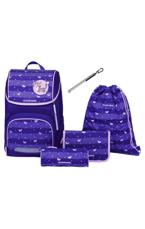 Ruksak školski anatomski set 6u1 Ergojet Blissy Butterfly Schneiders