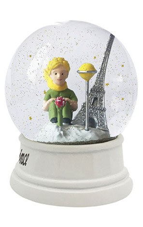 Kugla vodena Mali princ Pariz figura 9 cm