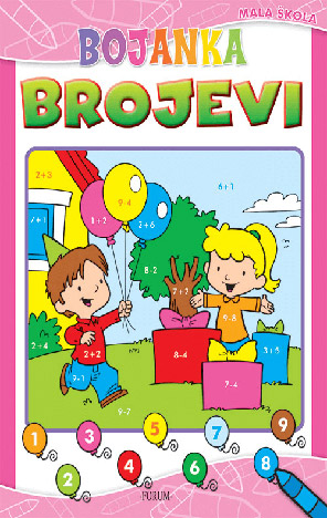 Bojanka brojevi 1-4