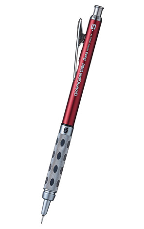 Tehnička olovka 0,5mm crvena Graphgear 1000 Pentel