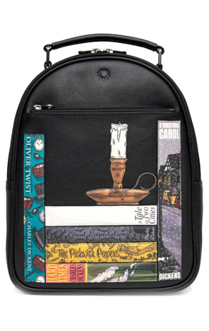 Ruksak kožni Dickens Lichfield Leather crni