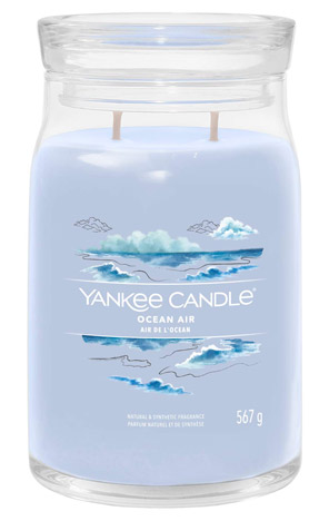 Svijeća large Signature Ocean air Yankee Candle