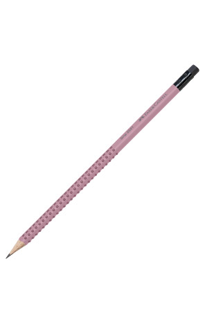 Olovka grafitna B s gumicom Grip 2001 Faber Castell roza
