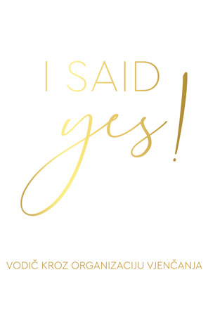 Planer za vjenčanje I Said Yes