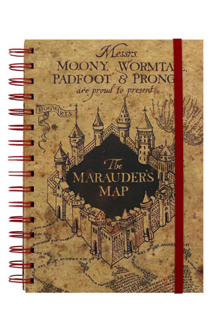 Notes A5 sa gumicom Harry Potter (The Marauders Map)