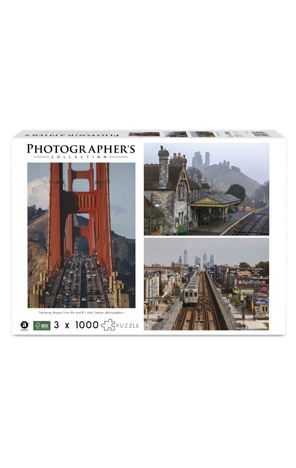 Puzzle 3x1000 komada 50x70cm Velika mjesta 3 Photographers Collection