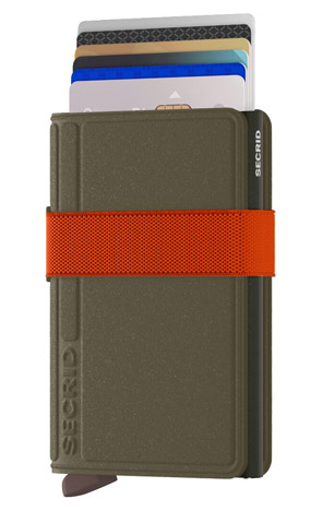 Novčanik Bandwallet Green Orange Secrid