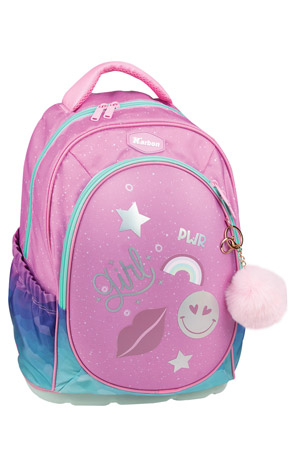 Ruksak školski ergonomski Big A Girl's World Karbon