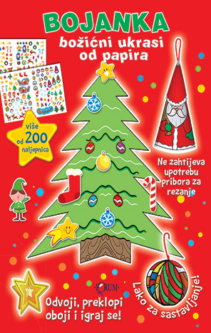 Bojanka: Božićni ukrasi od papira