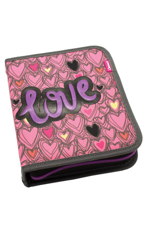 Pernica puna 1zip 2preklopa Pink Love 1A Connect