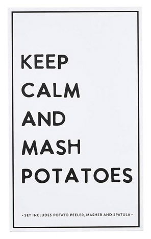 Set za krumpir Gift Set Keep Calm and Mash Potatoes Santa Barbara
