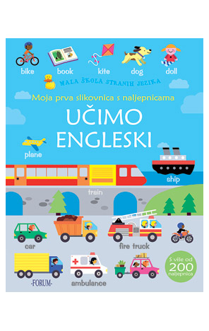 Učimo engleski: Moja prva slikovnIca s naljepnicama