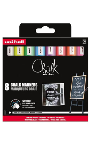 Marker kreda set 8 komada pwe-5m Uni