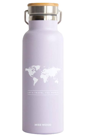 Termosica Miss Wood lavanda