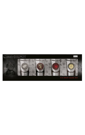 Čaše za žestoka pića 4 kom Game of Thrones