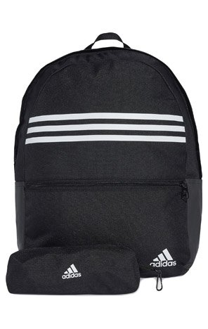 Ruksak + pernica vrećica Horizontal Adidas crni
