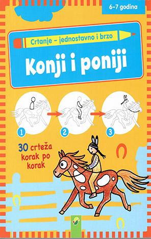 Crtanje - jednostavno i brzo: Konji i poniji