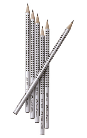 Olovka grafitna HB Grip 2001 Faber-Castell siva