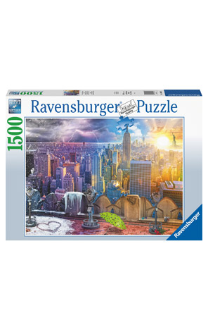 Puzzle 1500 komada Seasons of New York Ravensburger